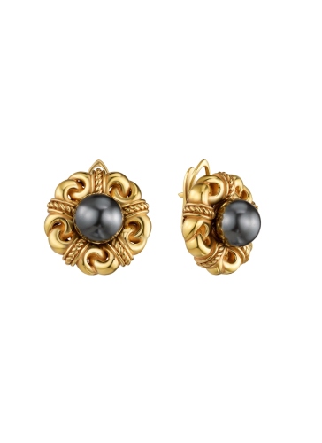 Фото Серьги Turbante Fiore di Firenze GOR001-26240 ANTRACITE 1029