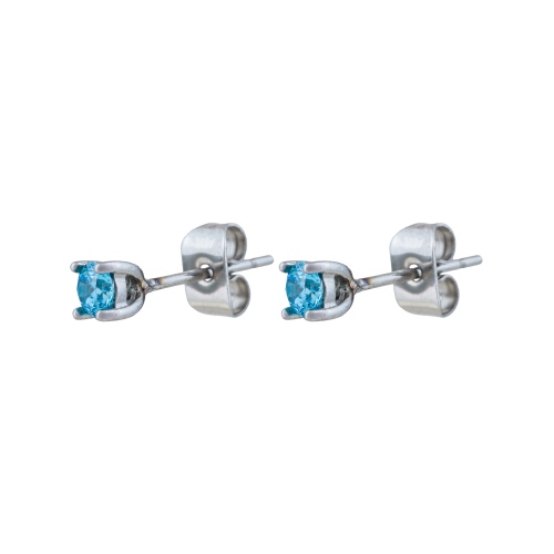 Фото Пусеты BLUE Art Deco Fiore Luna AE03187-3A BL/S