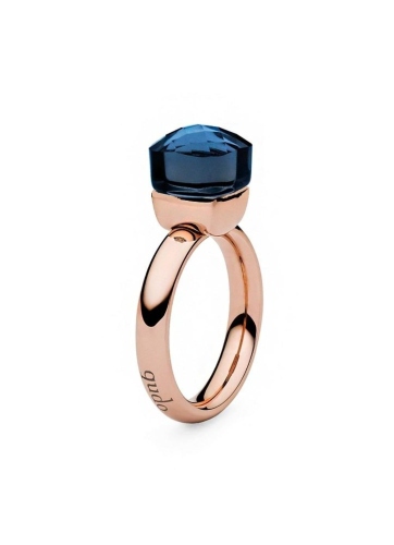 Фото Кольцо Firenze dark blue 18.5 мм Qudo 611073 BL/RG