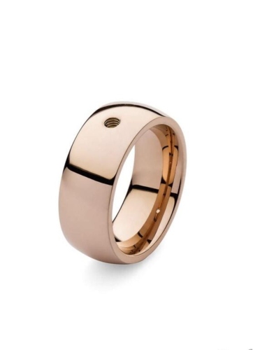 Фото Кольцо - база Basic big gold 17.8 мм Qudo 627015 RG