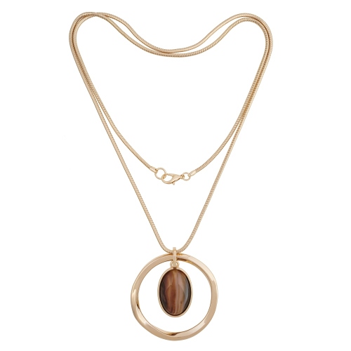Фото Колье COFFE Elegia Fiore Luna LN5130 BR/RG