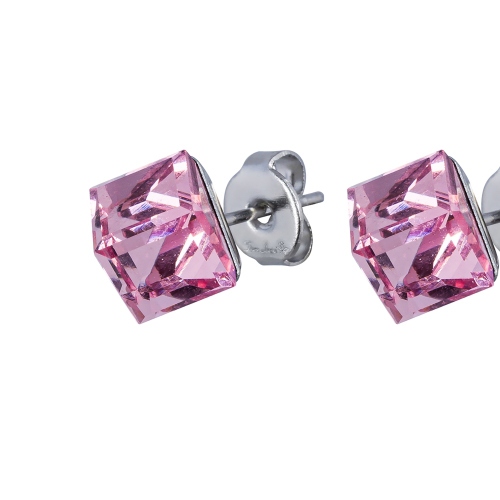 Фото Пусеты Crystal Pink Fiore Luna Classic SWE0127/2 P S