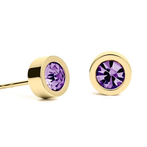 Пусеты Amethyst 6х3 Fiore Luna SWE126 AM G