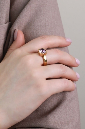 Фото Кольцо Silver/Gold Uvelina SW00 0010G-008R18