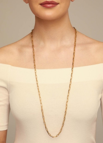 Фото Ожерелье Chain 8 с золотом UNOde50 COL1607ORO0000U