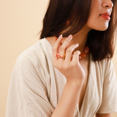 Фото Кольцо Agate Nature Bijoux 19-24825