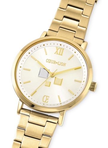 Часы Unisex Sunray Frosted Gold Coeur de Lion 7642/73-1614