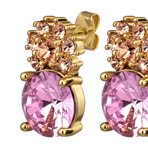 Серьги BECKIA SG LIGHT ROSE / PEACH Dyrberg. Kern 460070