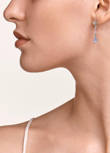 Фото Серьги Fine Pastel Blue-Rose Coeur de Lion 5028/21-0719