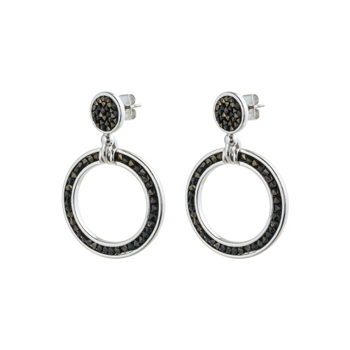 Фото Серьги SSHA Kristal Fiore Luna A2002SW-E108.15 BR/S