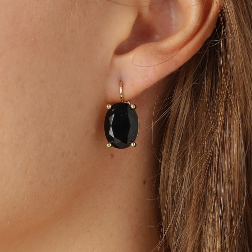 Серьги CHANTAL SG BLACK Dyrberg Kern 430084