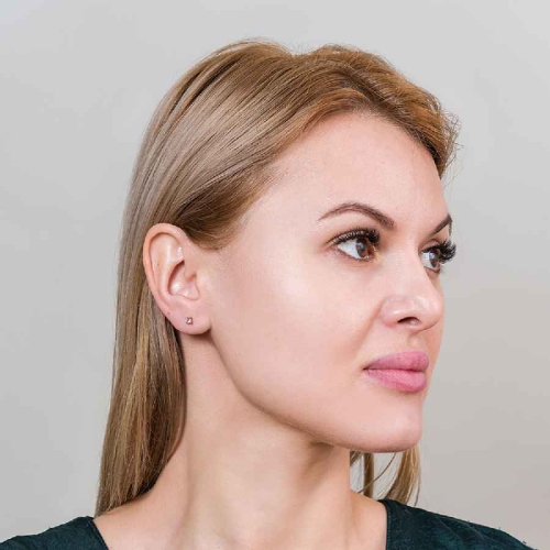 Фото Пусеты LIGHT ROSE Art Deco Fiore Luna AE03187-1 R/G