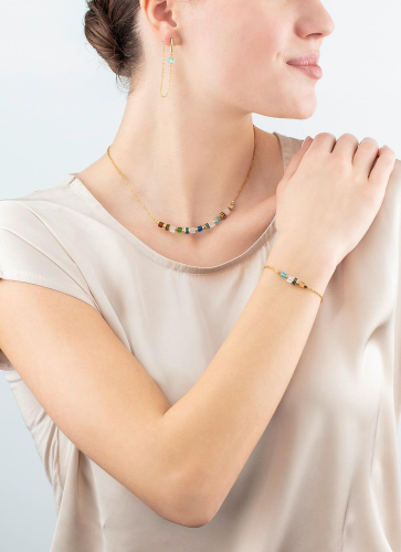 Фото Колье Multicolour Gold Coeur de Lion 5076/10-1516