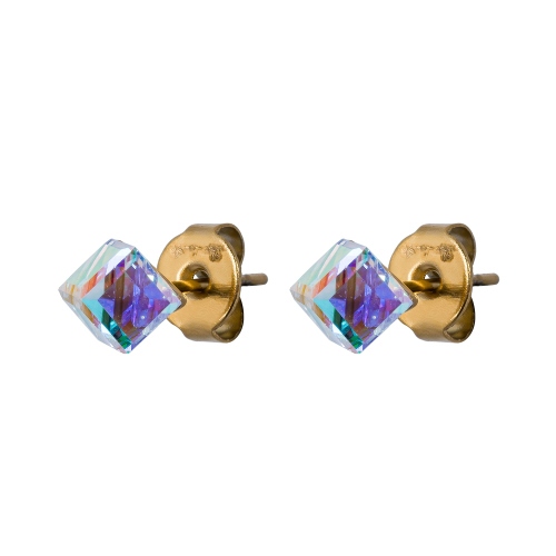 Фото Пусеты Crystal AB Fiore Luna Classic SWE0127/1 AB G