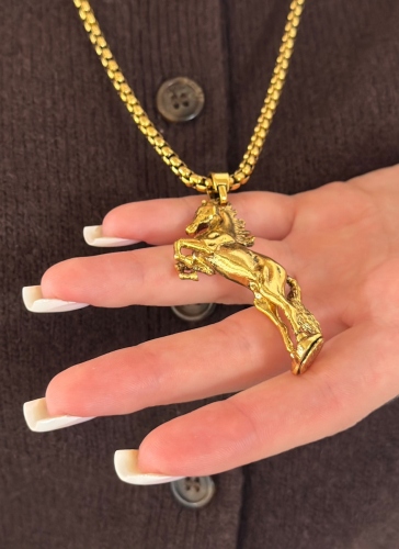 Фото Колье "Лошади" Claudio Canzian CC00205820 gold