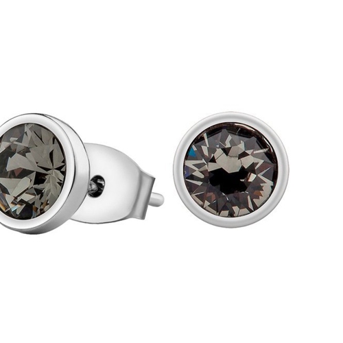 Фото Пусеты Black Diamond Kristal Fiore Luna SWE297 BLD S