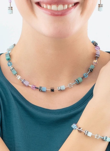 Фото Колье Aqua-Lilac Coeur de Lion 2838/10-2026