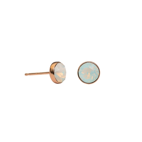 Фото Пусеты White Opal Kristal Fiore Luna SWE297 WO RG