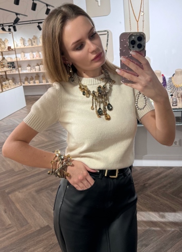 Фото Колье "Хромосомы" Claudio Canzian CC00205594 gray