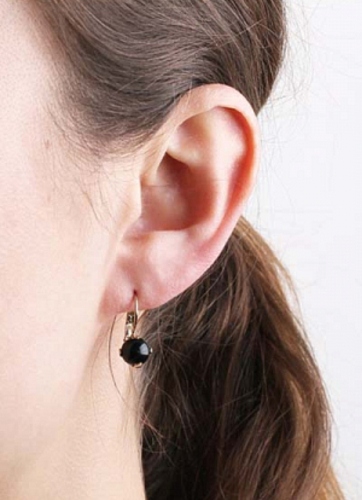 BLUES серьги CISILIA SG BLACK 350464