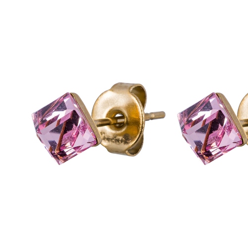Фото Пусеты Crystal Pink Fiore Luna Classic SWE0127/1 P G