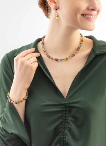 Фото Серьги Forest bicolor Olive Green Coeur de Lion 2838/21-0905