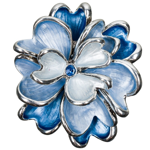 Фото Брошь Цветок Fiore Luna Classic XZ1153.21 BL/S