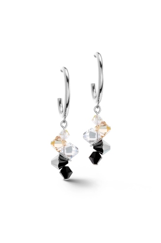 Фото Серьги Black-Crystal  Coeur de Lion 4639/21-1318