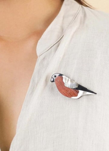Фото Брошь Les Essentiels Ornitho Nature Bijoux 10-23924