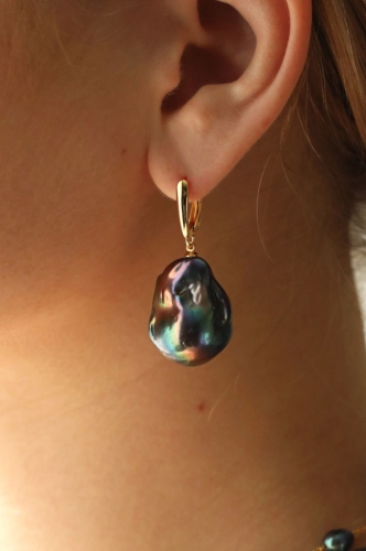 Фото Серьги Silver/Gold Uvelina NR73 0020R-31E