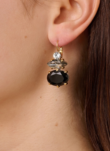Фото Серьги PARSANA SG BLACK_GREY Dyrberg Kern 470011