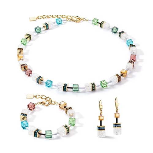 Фото Серьги Multicolour Gold Coeur de Lion 4505/20-1516