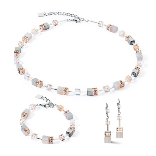 Комплект GeoCUBE® Iconic Precious rose gold-peach Coeur de Lion 4017/90-0235