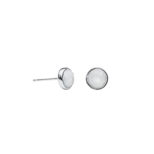 Фото Пусеты Crystal Powder Grey Kristal Fiore Luna SWE297 CPG S