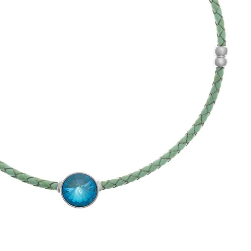 Фото Колье Silky Sage Delite Kristal Fiore Luna B1802.16 G/S