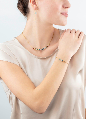 Фото Серьги Multicolour Gold Coeur de Lion 5076/21-1516