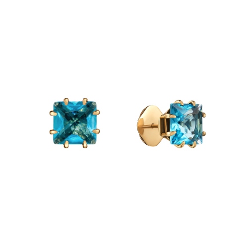 Фото Серьги пусеты VIVIENNE Fiore di Firenze OR1606 BLU PICCOLO