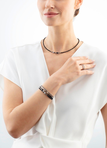 Фото Кольцо 17,8 Eternal Unity silver-black Coeur de Lion 0136/40-1317