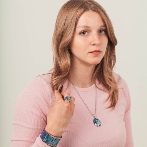 Колье Fiore Luna BP00230-13 BL/S