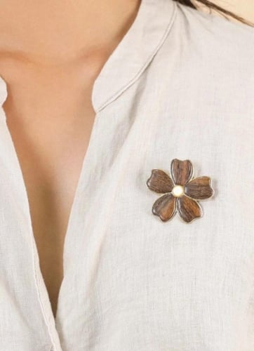 Фото Брошь Les Essentiels Botanic Nature Bijoux 10-23934