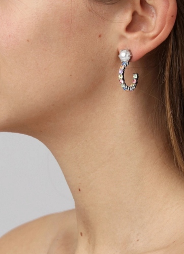 ESPRIT SS PASTEL/WHITE PEARL серьги 480093