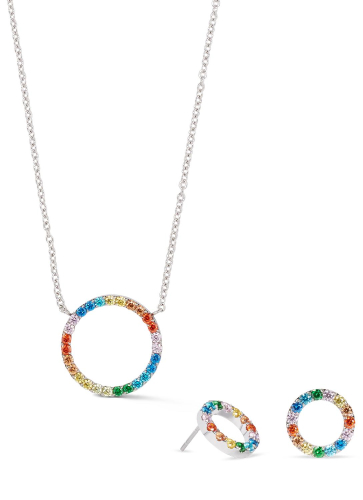 Фото Серьги Multicolor Silver Coeur de Lion 2057/21-1517