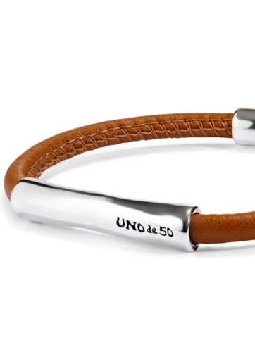 Фото Кожаный браслет Ser Natural с серебром UNOde50 PUL2462CAMMTLXX