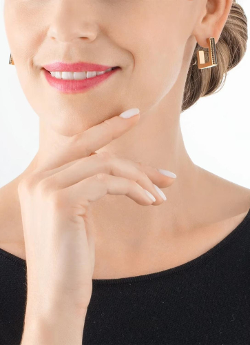 Фото Серьги Black-Gold Coeur de Lion 0133/21-1316