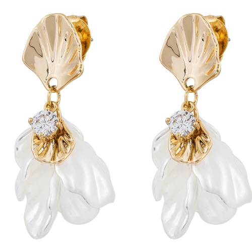 Серьги IMITATION MOTHER-OF-PEARL Fiore Luna ABE25644-01 G