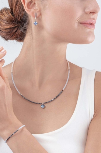 Фото Браслет Light Blue-Silver Coeur de Lion 6006/30-0741