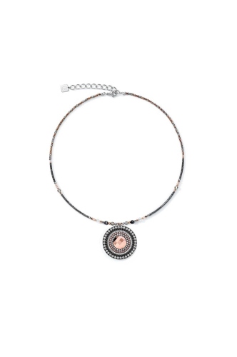 Фото Колье Amulet Grey-Crystal Coeur de Lion 5035/10-1218