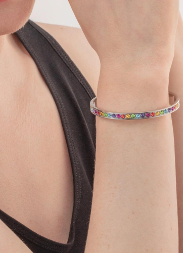 Фото Браслет Multicolour Silver Coeur de Lion 0131/37-1517