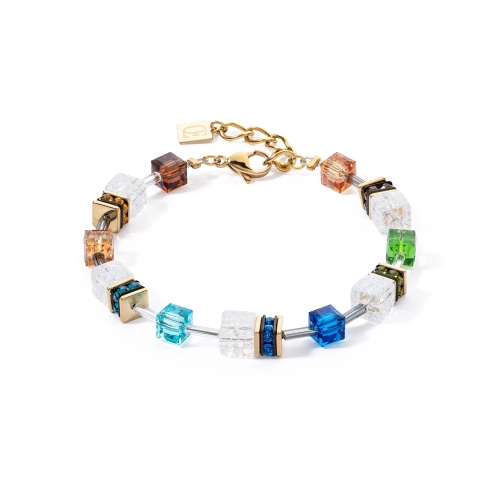 Фото Браслет 18,5 см Multicolour Gold Coeur de Lion 3018/30-1516